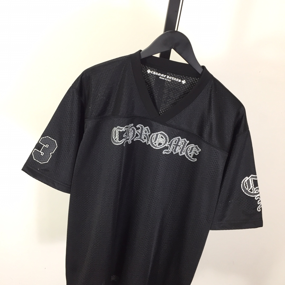 Chrome Heart Sports Mesh Warm Up Jersey Black - 