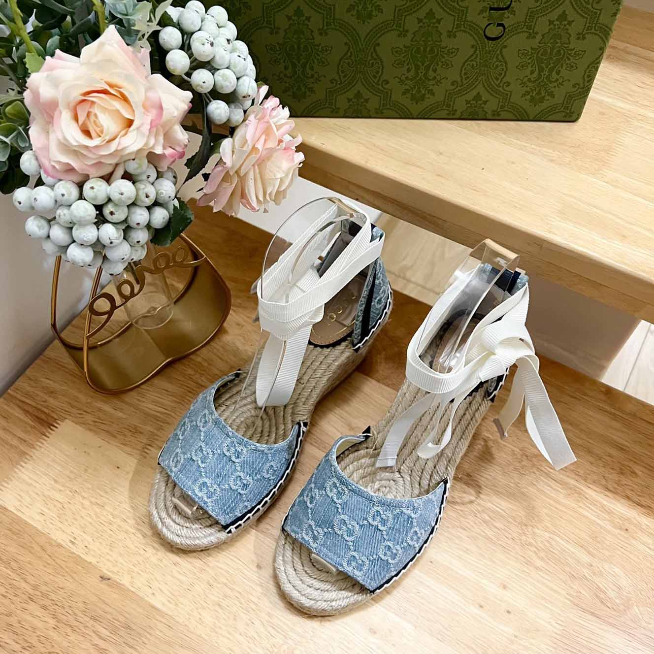 Gucci Women's GG Platform Espadrille - PerfectKickZ