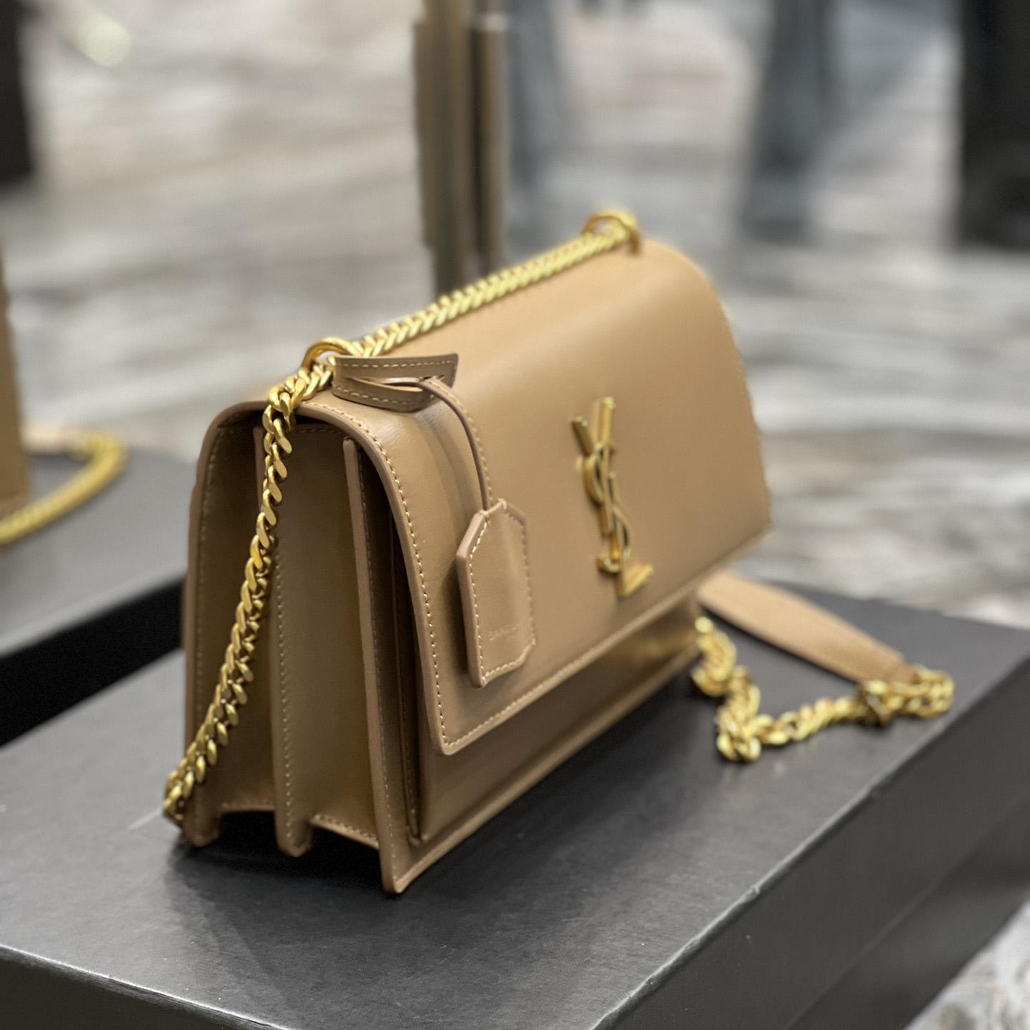 Saint Laurent Women Sunset Medium Leather Shoulder Bag （22x8x16 cm） - PerfectKickZ