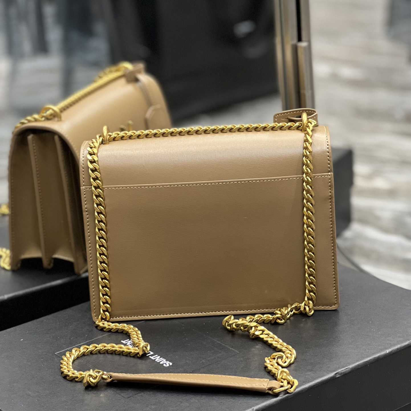 Saint Laurent Women Sunset Medium Leather Shoulder Bag （22x8x16 cm） - PerfectKickZ