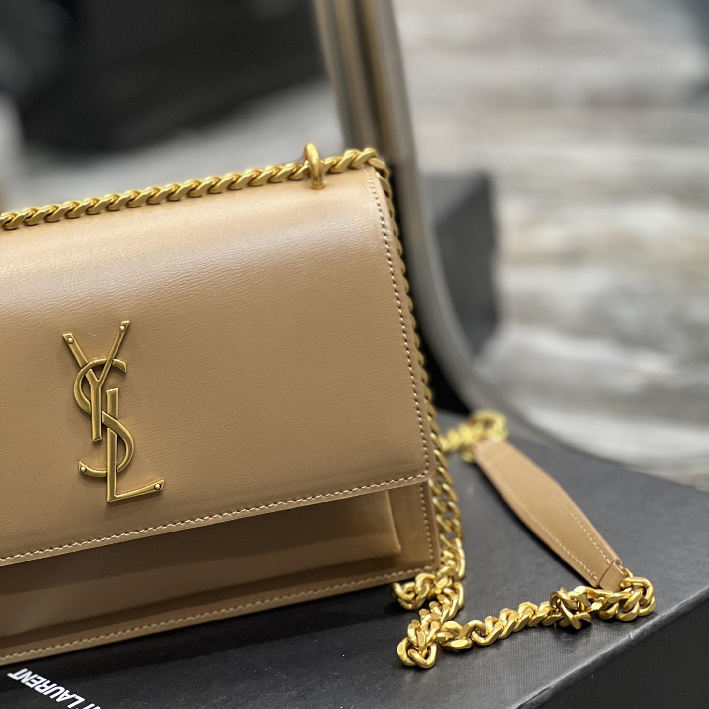 Saint Laurent Women Sunset Medium Leather Shoulder Bag （22x8x16 cm） - PerfectKickZ