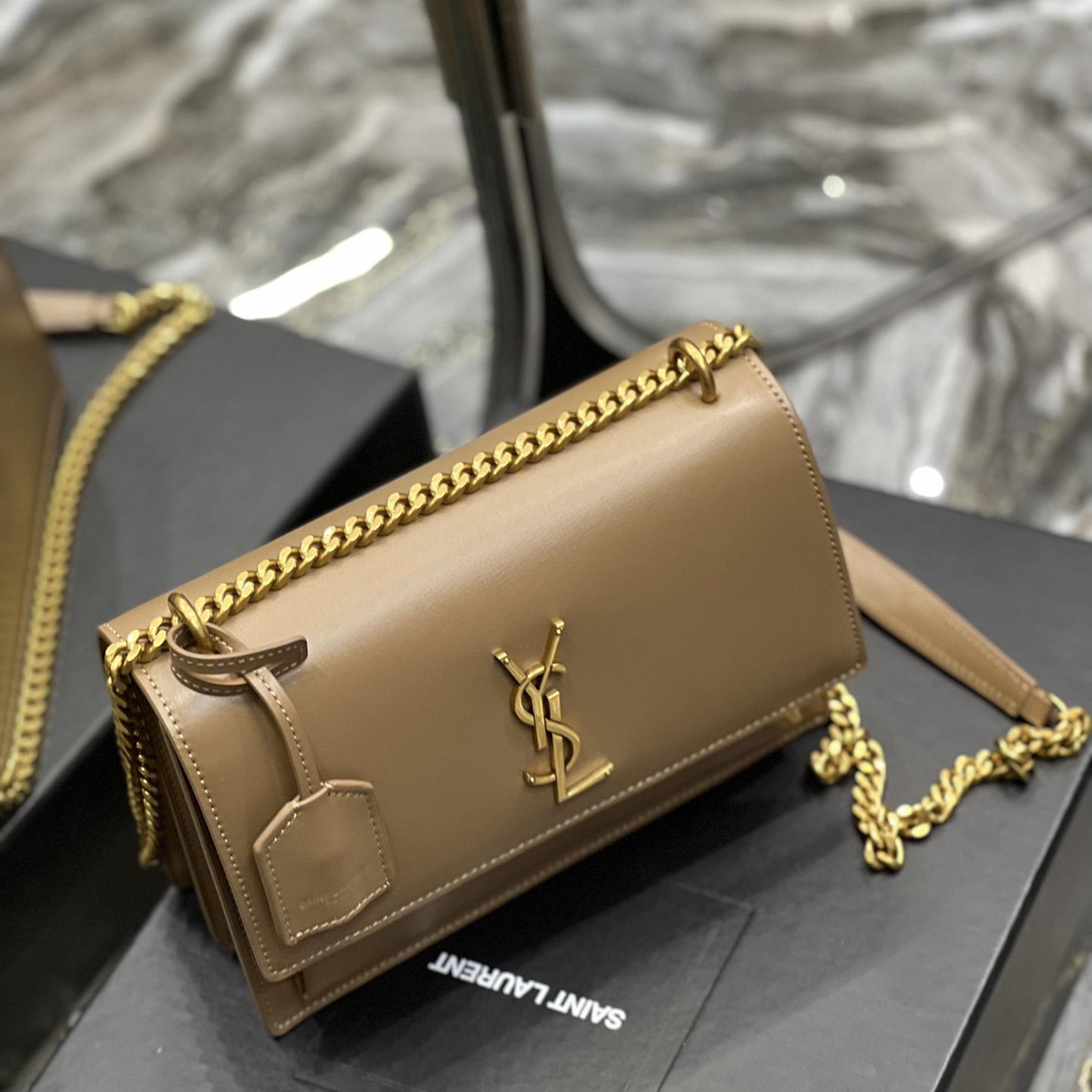 Saint Laurent Women Sunset Medium Leather Shoulder Bag （22x8x16 cm） - PerfectKickZ