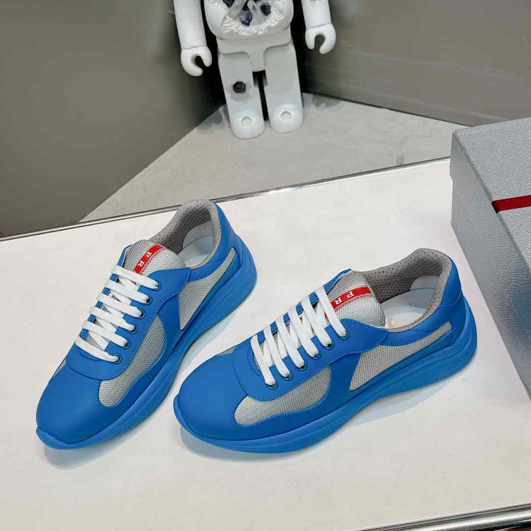 Prada America's Cup Soft Rubber And Bike Fabric Sneakers - PerfectKickZ