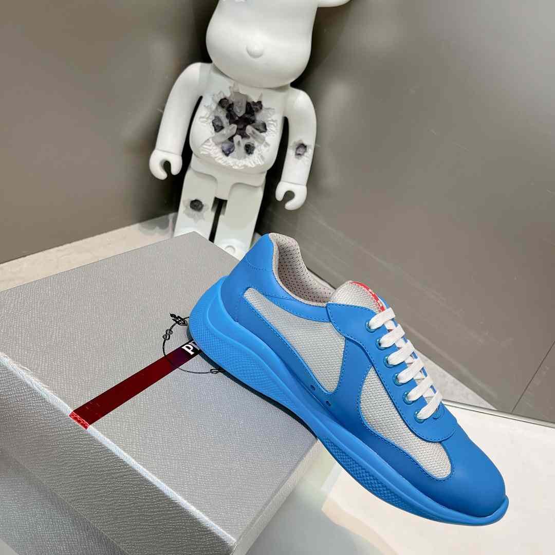 Prada America's Cup Soft Rubber And Bike Fabric Sneakers - PerfectKickZ