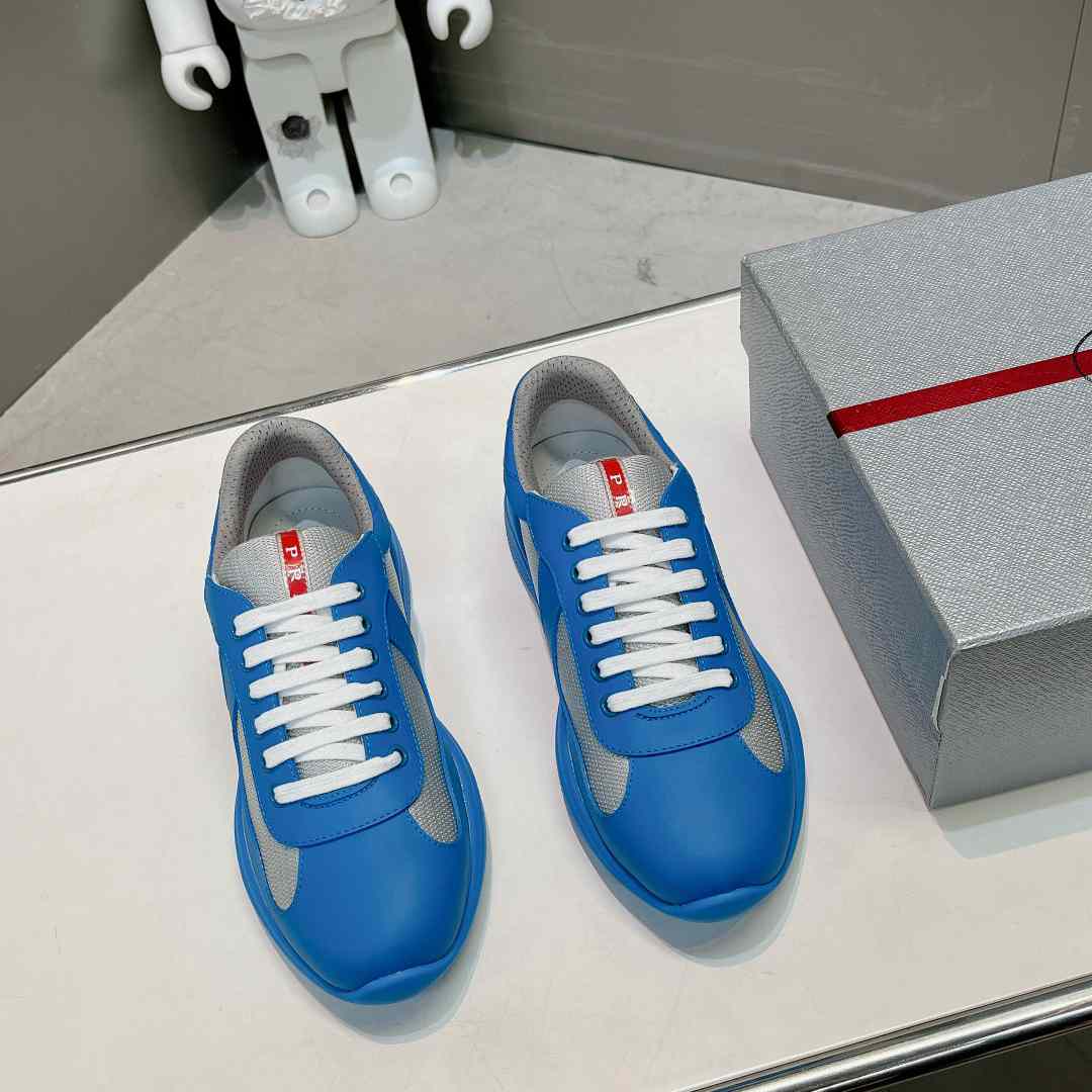 Prada America's Cup Soft Rubber And Bike Fabric Sneakers - PerfectKickZ
