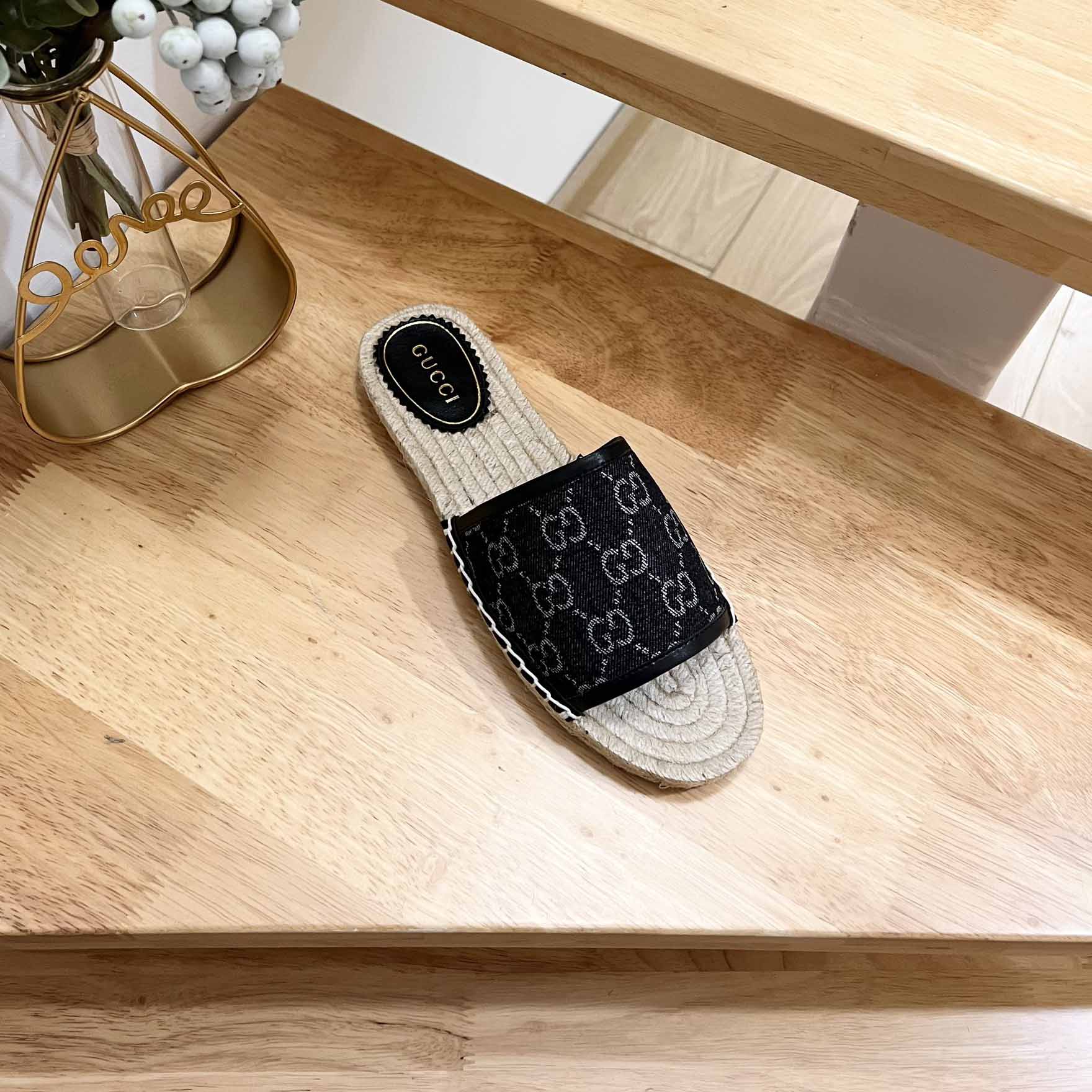Gucci Women's Slide Espadrille  - PerfectKickZ