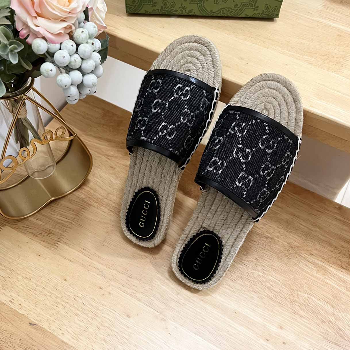 Gucci Women's Slide Espadrille  - PerfectKickZ