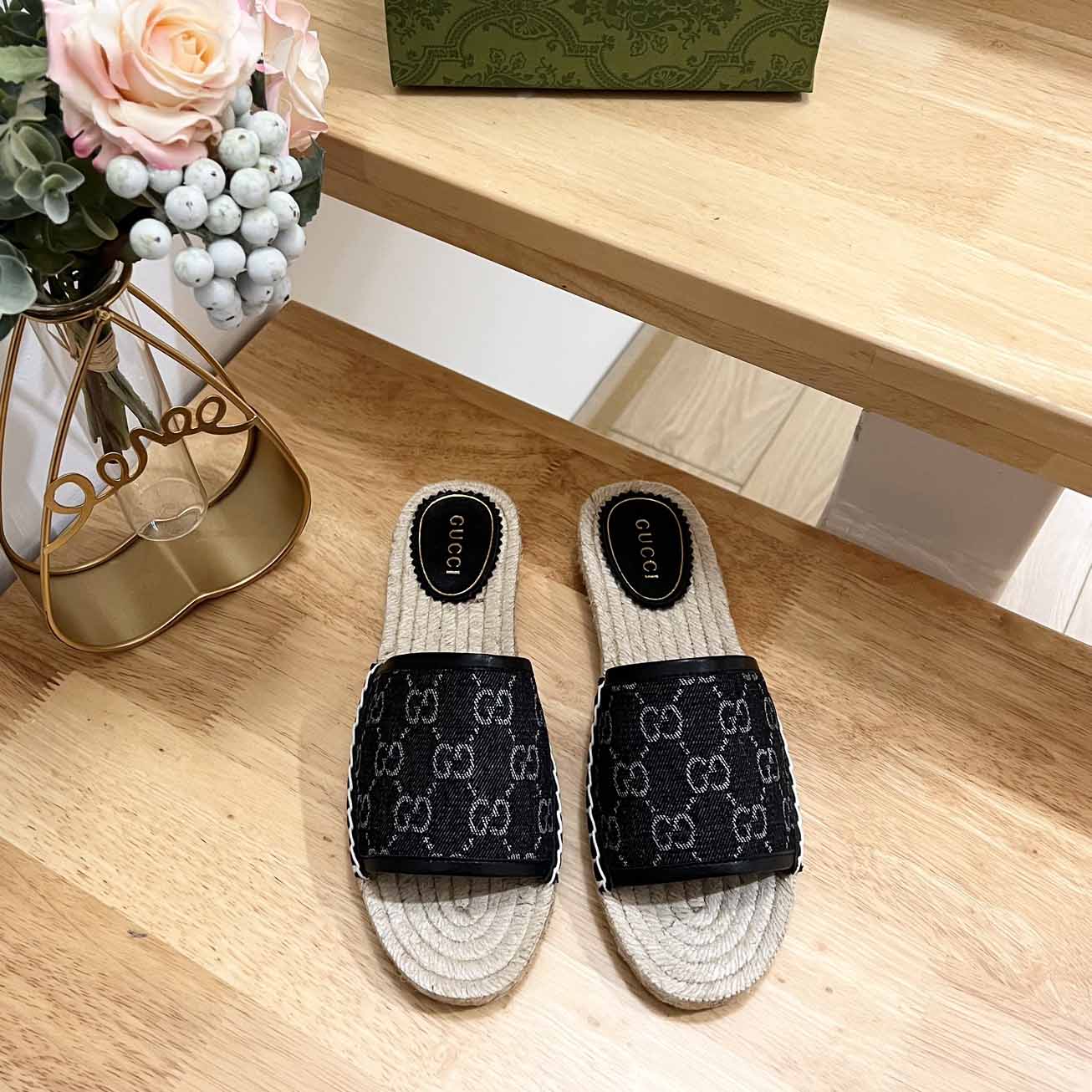 Gucci Women's Slide Espadrille  - PerfectKickZ