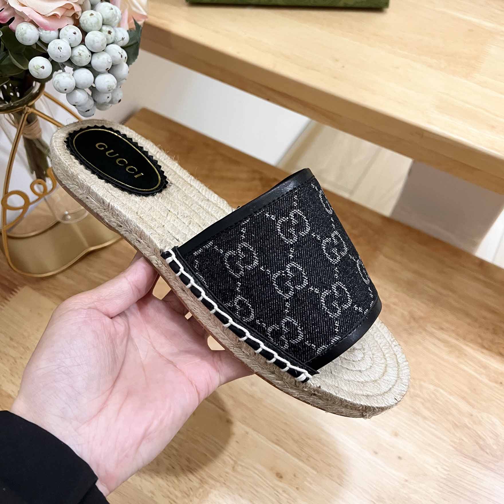 Gucci Women's Slide Espadrille  - PerfectKickZ