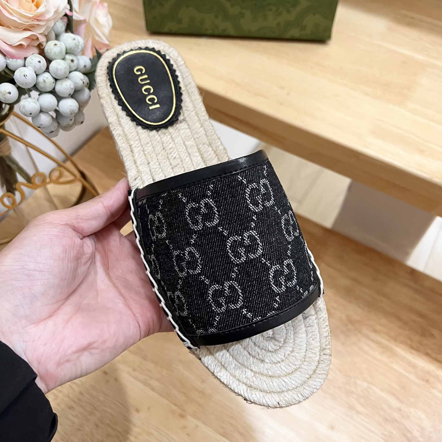 Gucci Women's Slide Espadrille  - PerfectKickZ