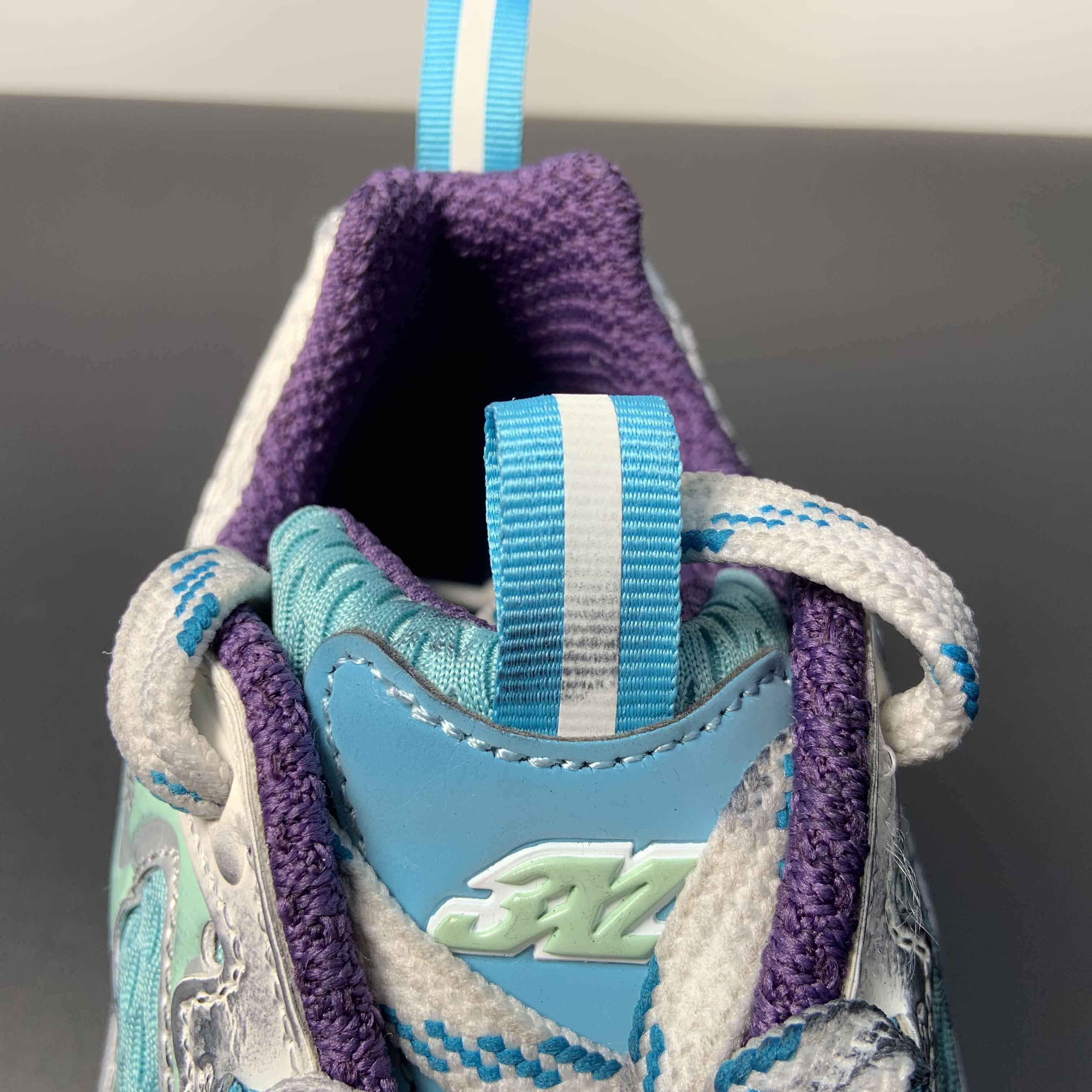 Balenciaga 3XL Sneaker In Light Blue/White/Purple  - PerfectKickZ