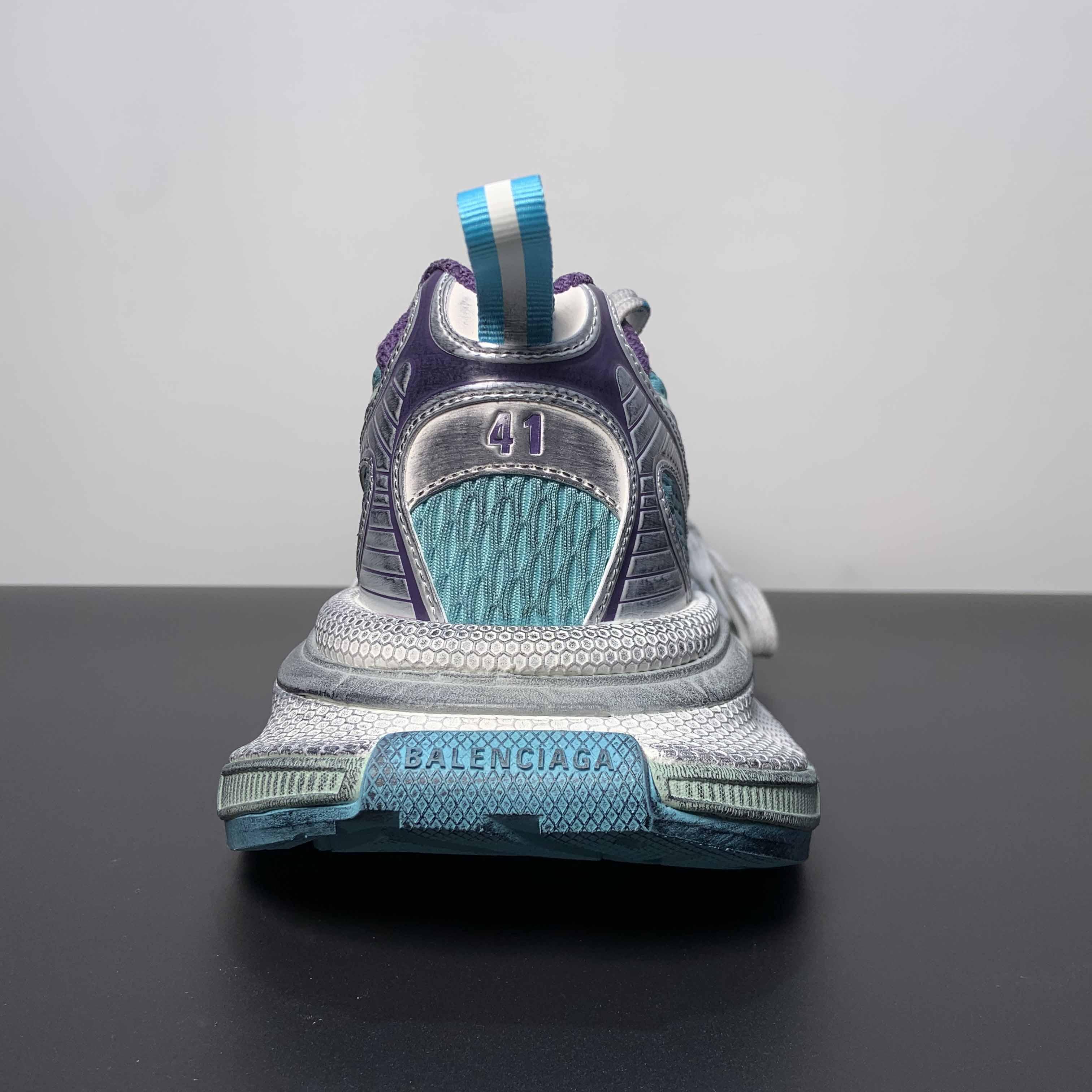 Balenciaga 3XL Sneaker In Light Blue/White/Purple  - PerfectKickZ