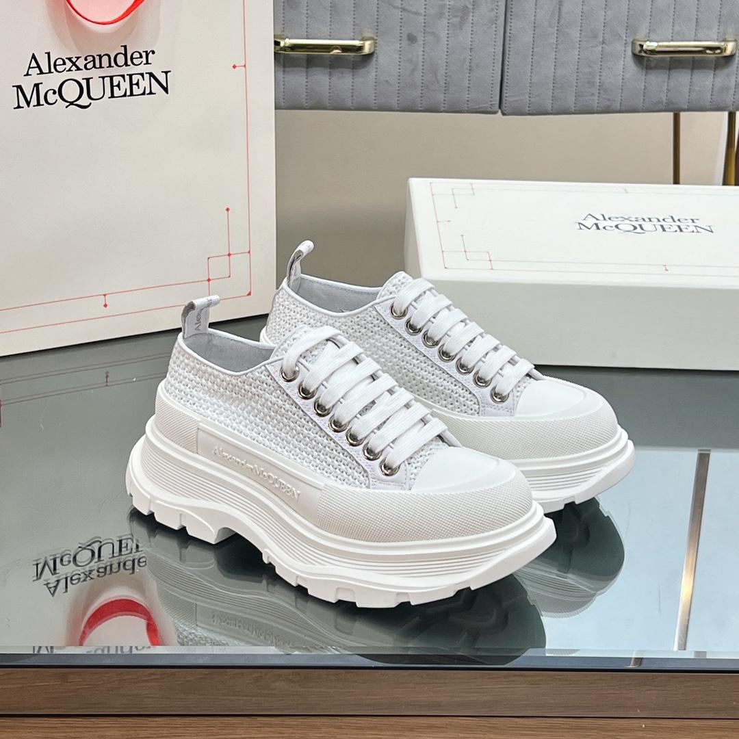 Alexander Mqueen Tread Slick Lace-up Shoes - PerfectKickZ