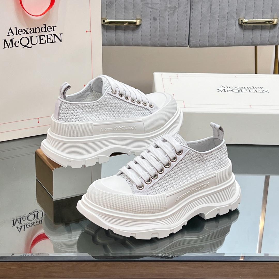 Alexander Mqueen Tread Slick Lace-up Shoes - PerfectKickZ