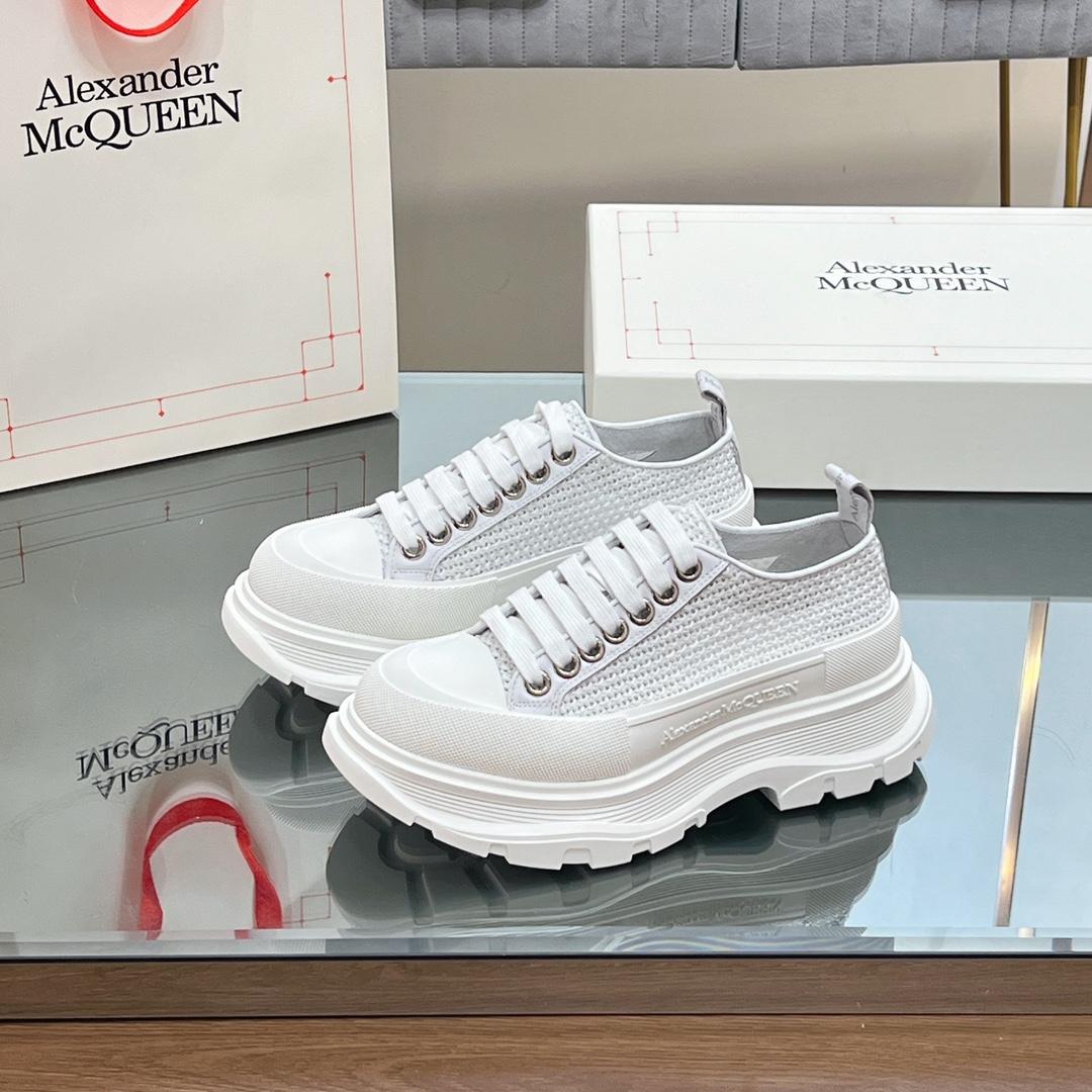 Alexander Mqueen Tread Slick Lace-up Shoes - PerfectKickZ