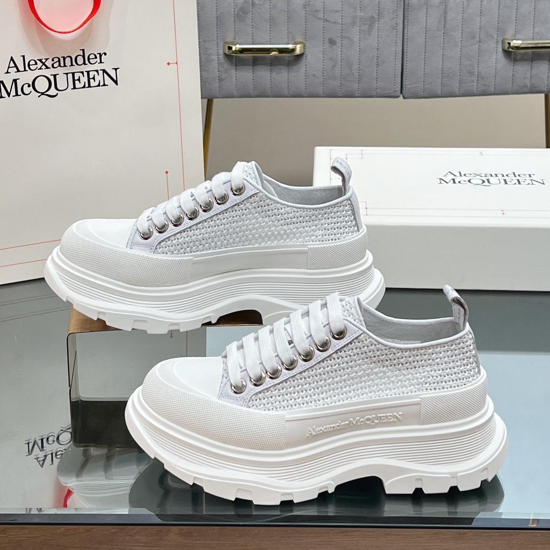 Alexander Mqueen Tread Slick Lace-up Shoes - PerfectKickZ