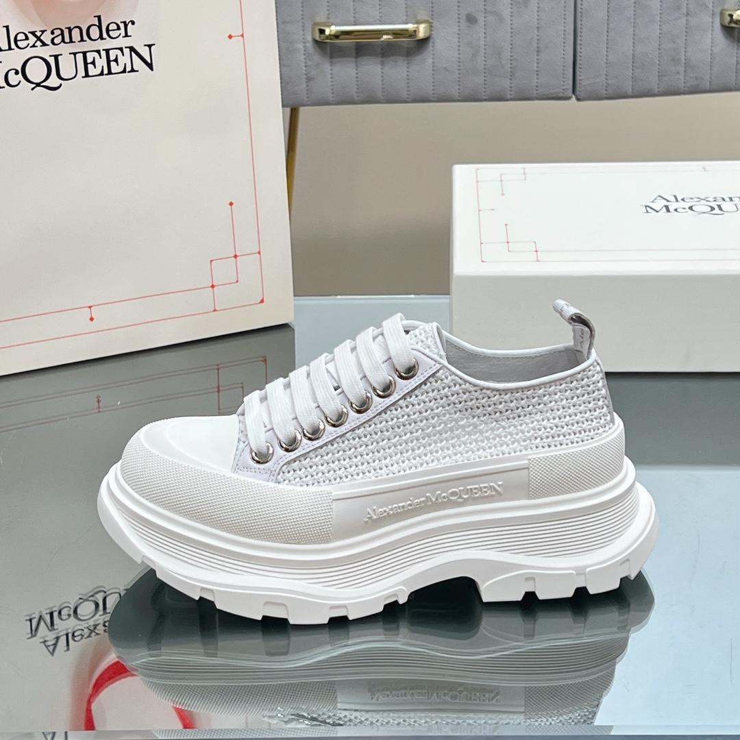 Alexander Mqueen Tread Slick Lace-up Shoes - PerfectKickZ