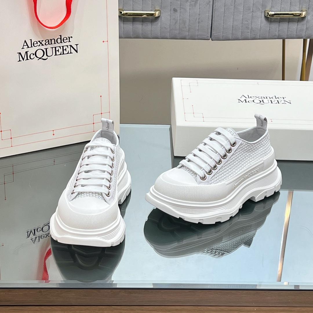 Alexander Mqueen Tread Slick Lace-up Shoes - PerfectKickZ