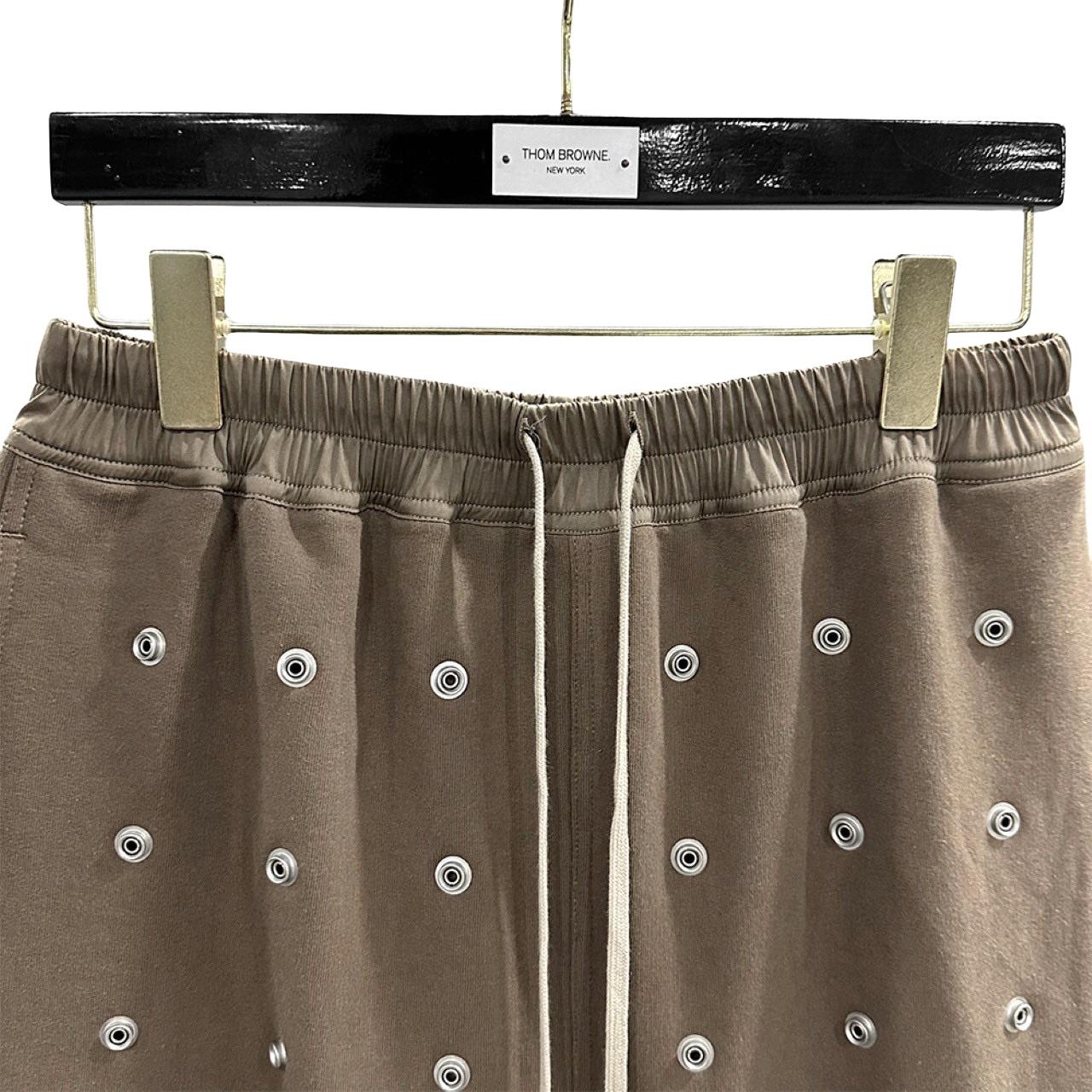 Rick Owens DRKSHDW Embellished Cotton Shorts - PerfectKickZ