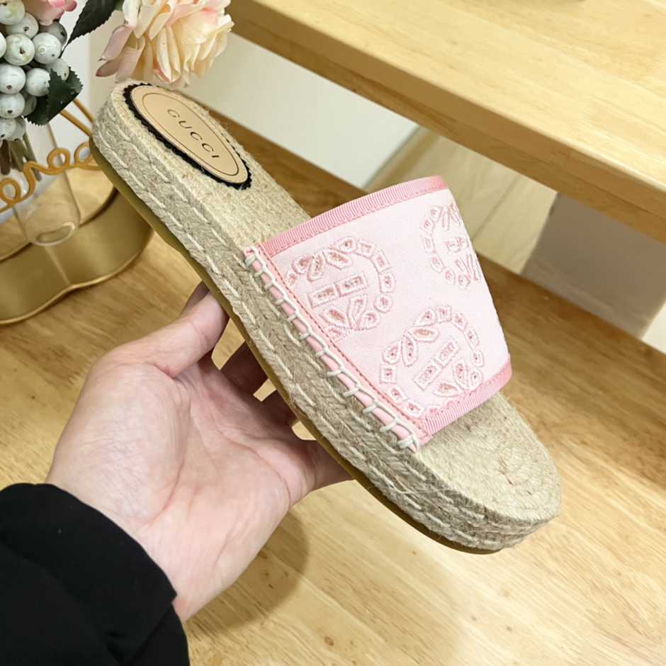 Gucci Women's Interlocking G Espadrille Sandal - PerfectKickZ