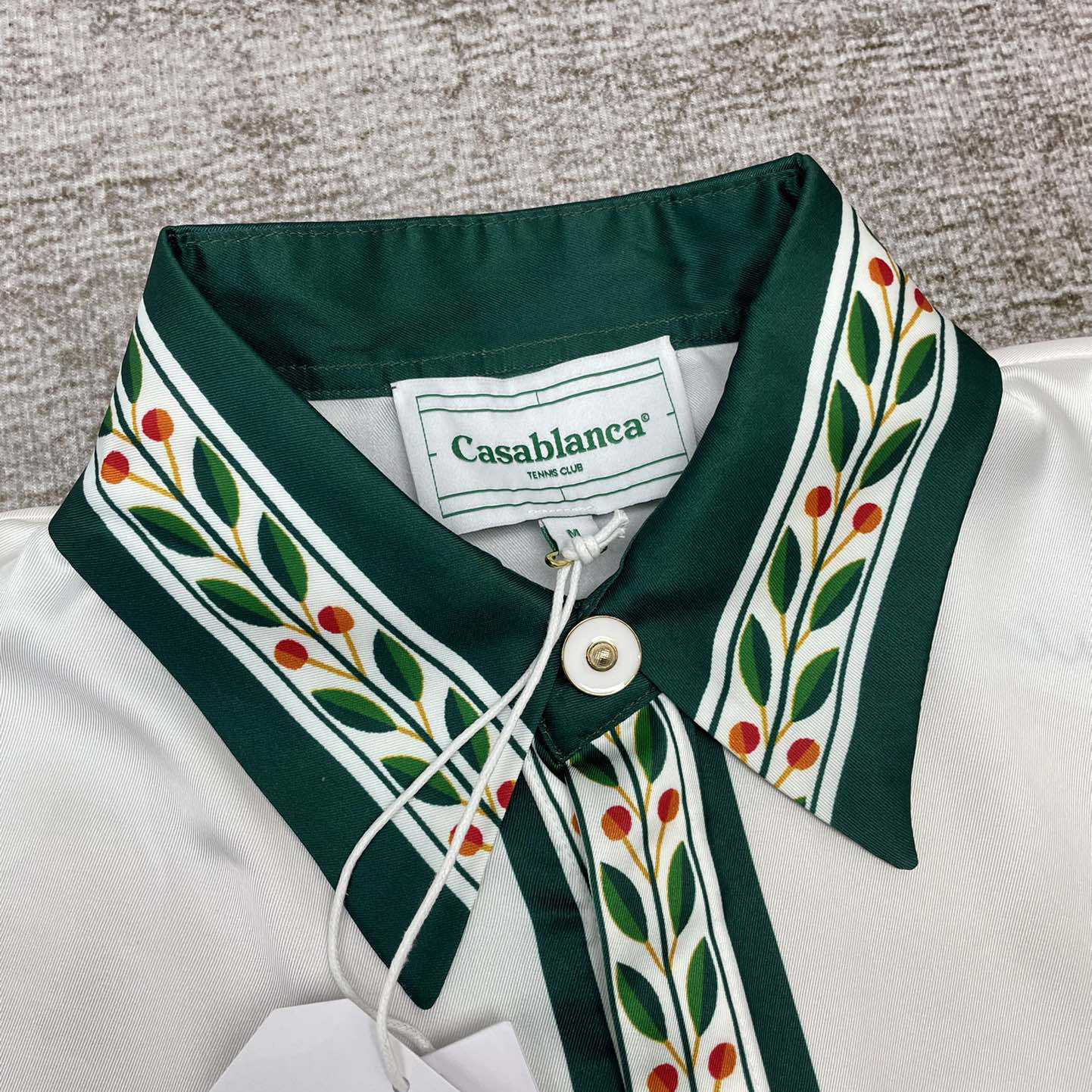 Casablanca Oranges L’amour En Fleur Silk Shirt   CA3461 - PerfectKickZ