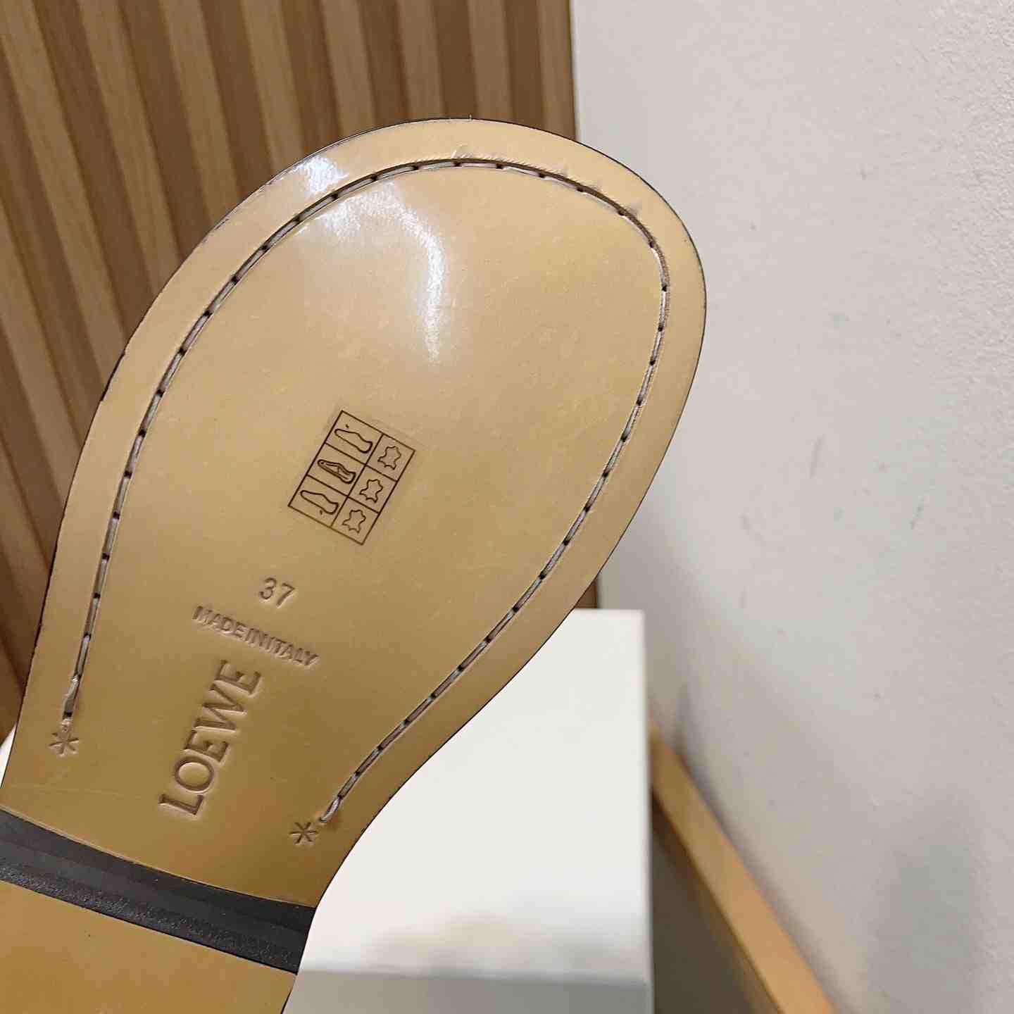 Loewe Campo Mary Jane Mule In Calfskin - PerfectKickZ