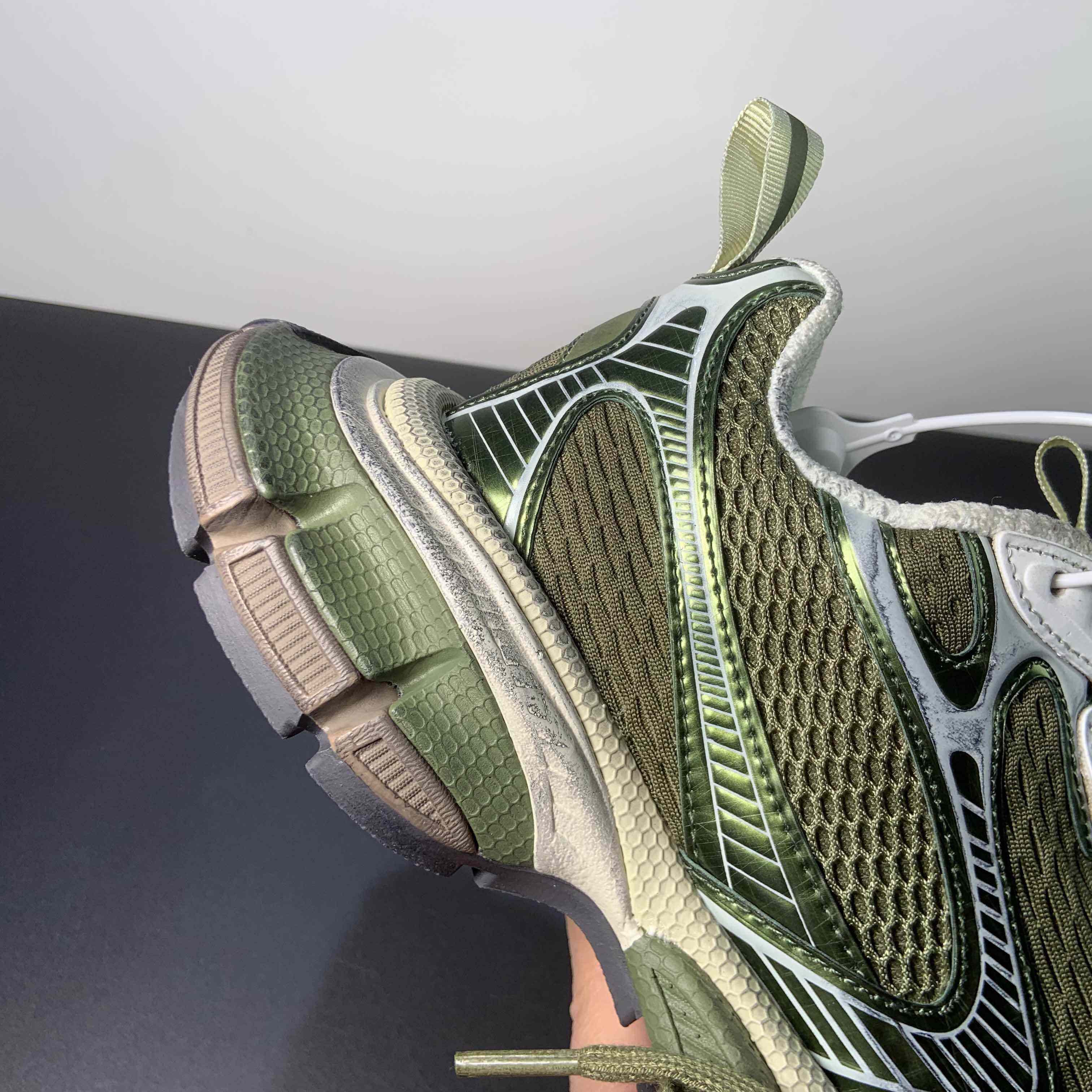 Balenciaga 3XL Sneaker In Dark Green - PerfectKickZ
