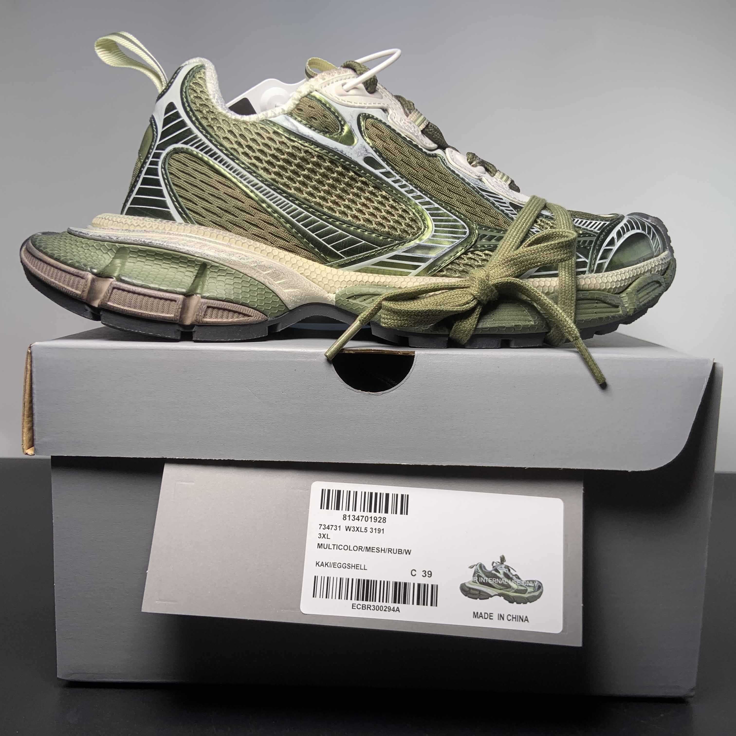 Balenciaga 3XL Sneaker In Dark Green - PerfectKickZ