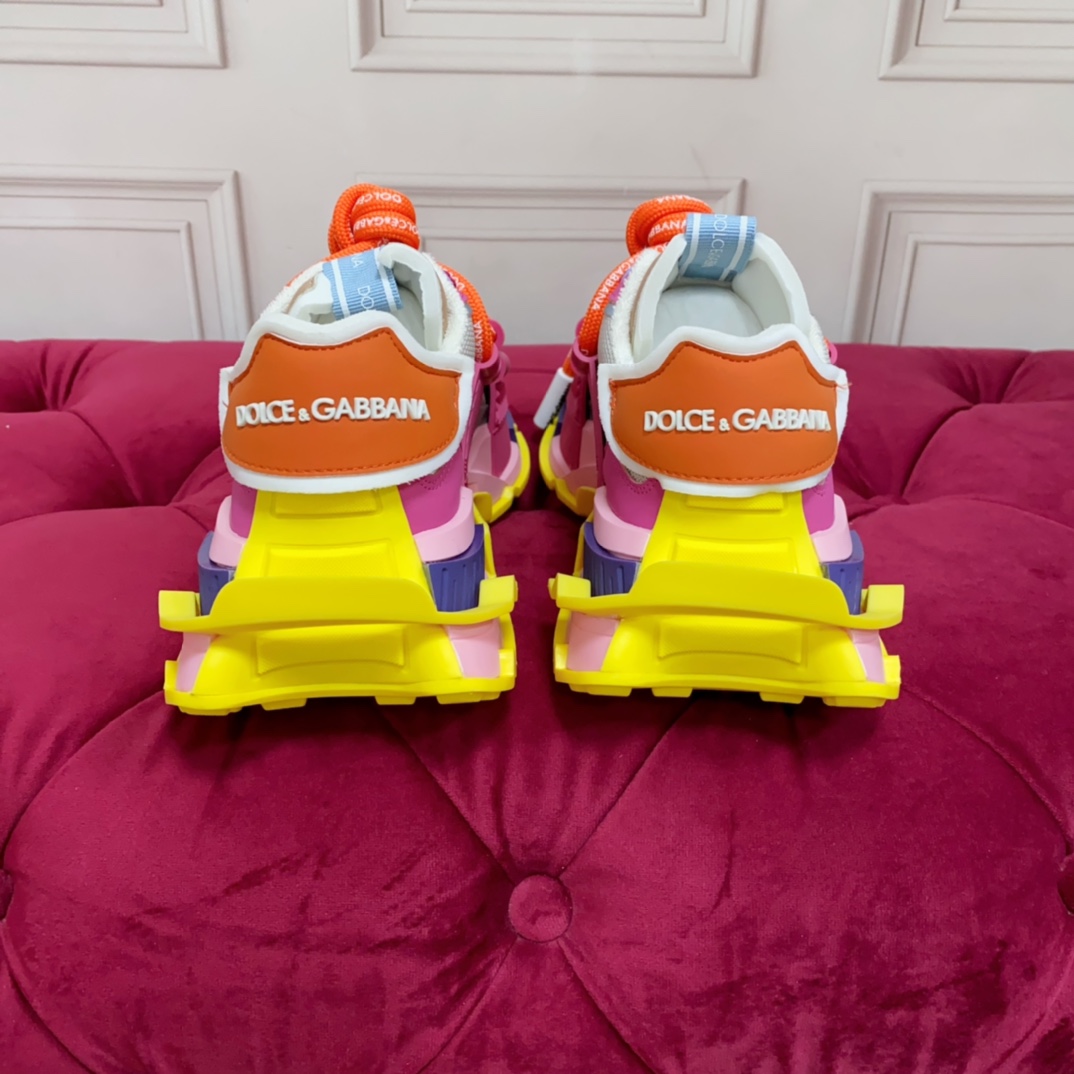 Dolce & Gabbana Chunky Sole Colour-block Sneakers - PerfectKickZ