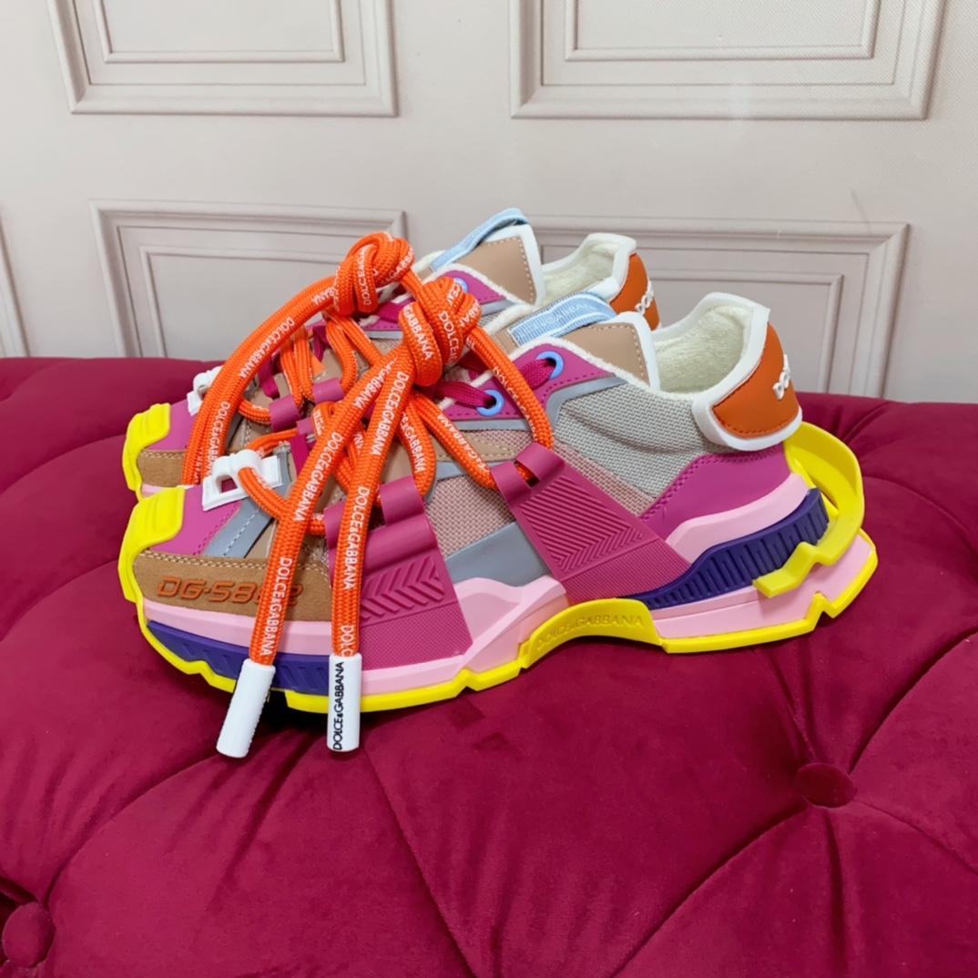 Dolce & Gabbana Chunky Sole Colour-block Sneakers - PerfectKickZ