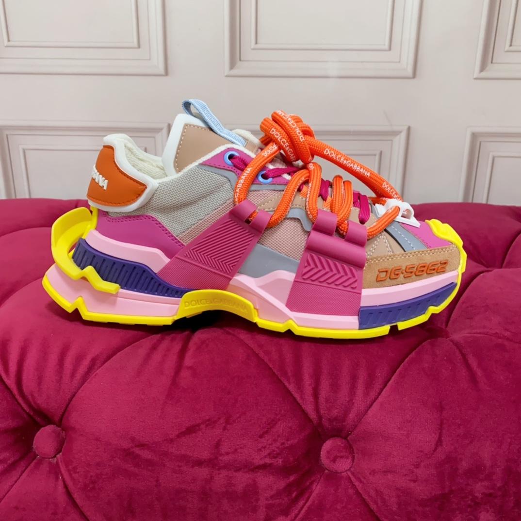 Dolce & Gabbana Chunky Sole Colour-block Sneakers - PerfectKickZ