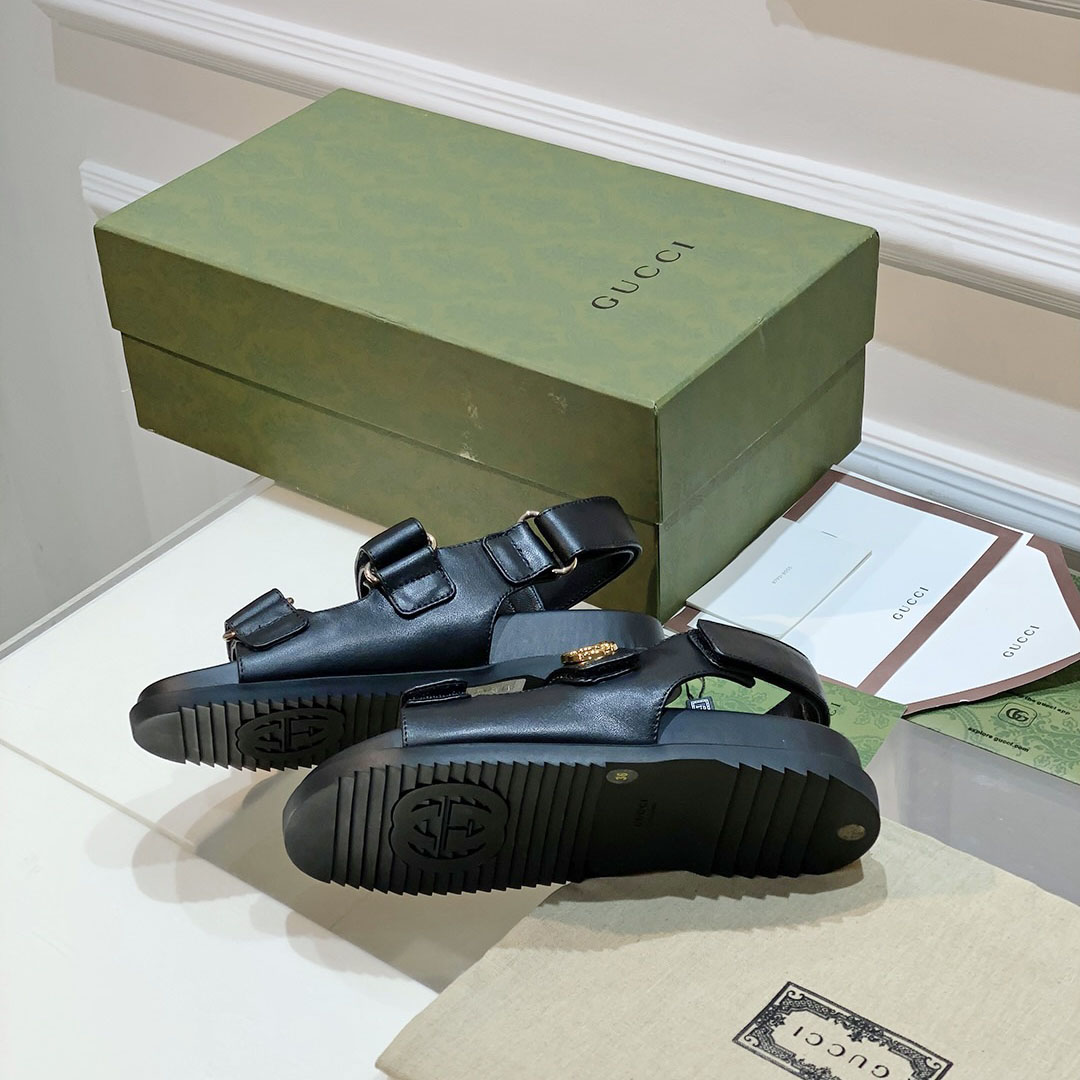 Gucci Women's Double G Sandal  - PerfectKickZ