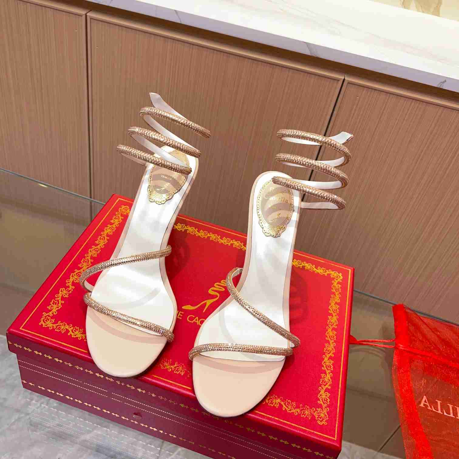 Rene Caovilla Margot 95mm sandals - PerfectKickZ