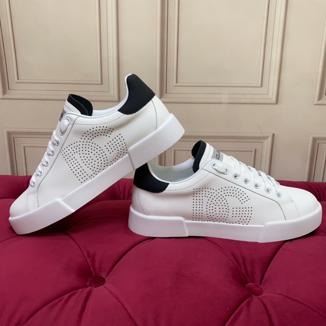 Dolce & Gabbana Calfskin Portofino sneakers   - PerfectKickZ