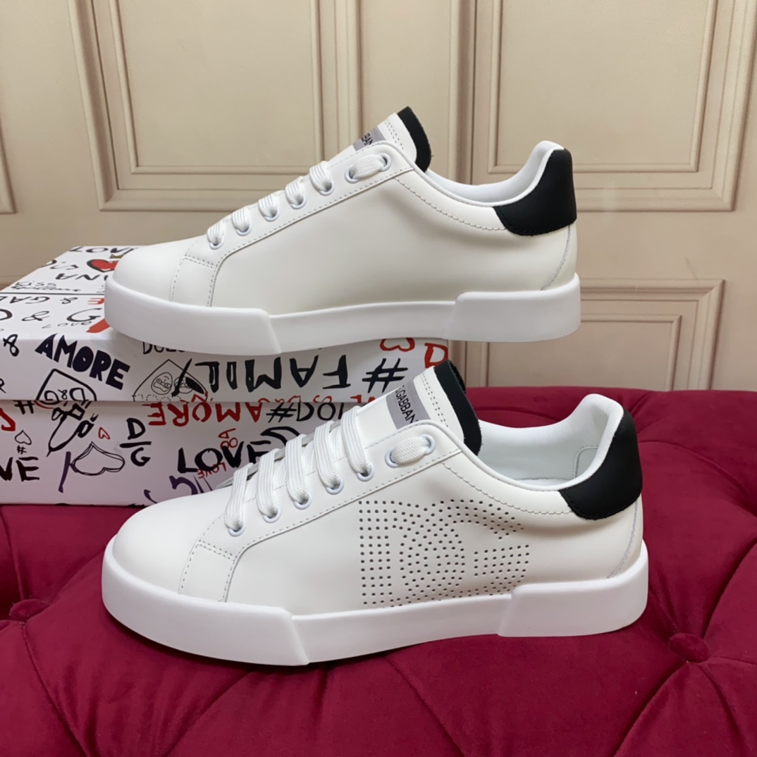 Dolce & Gabbana Calfskin Portofino sneakers   - PerfectKickZ