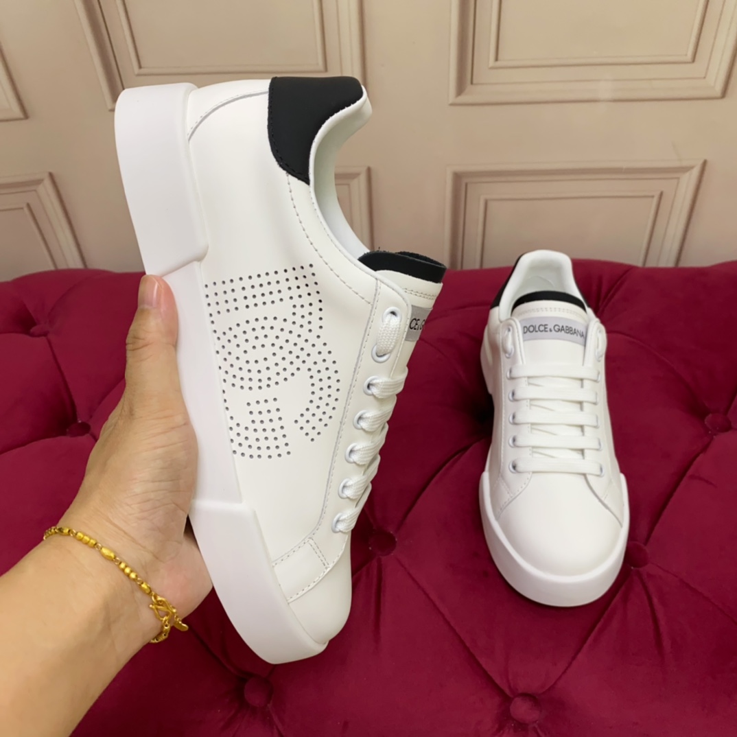Dolce & Gabbana Calfskin Portofino sneakers   - PerfectKickZ
