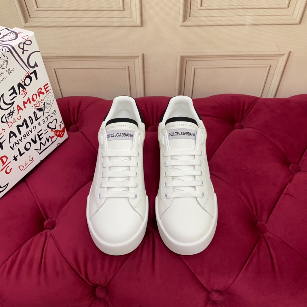 Dolce & Gabbana Calfskin Portofino sneakers   - PerfectKickZ