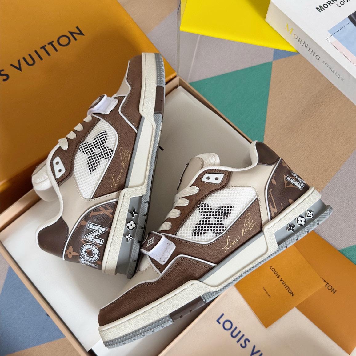 Louis Vuitton LV Trainer Sneaker   - PerfectKickZ