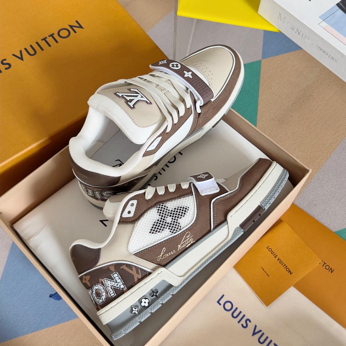 Louis Vuitton LV Trainer Sneaker   - PerfectKickZ