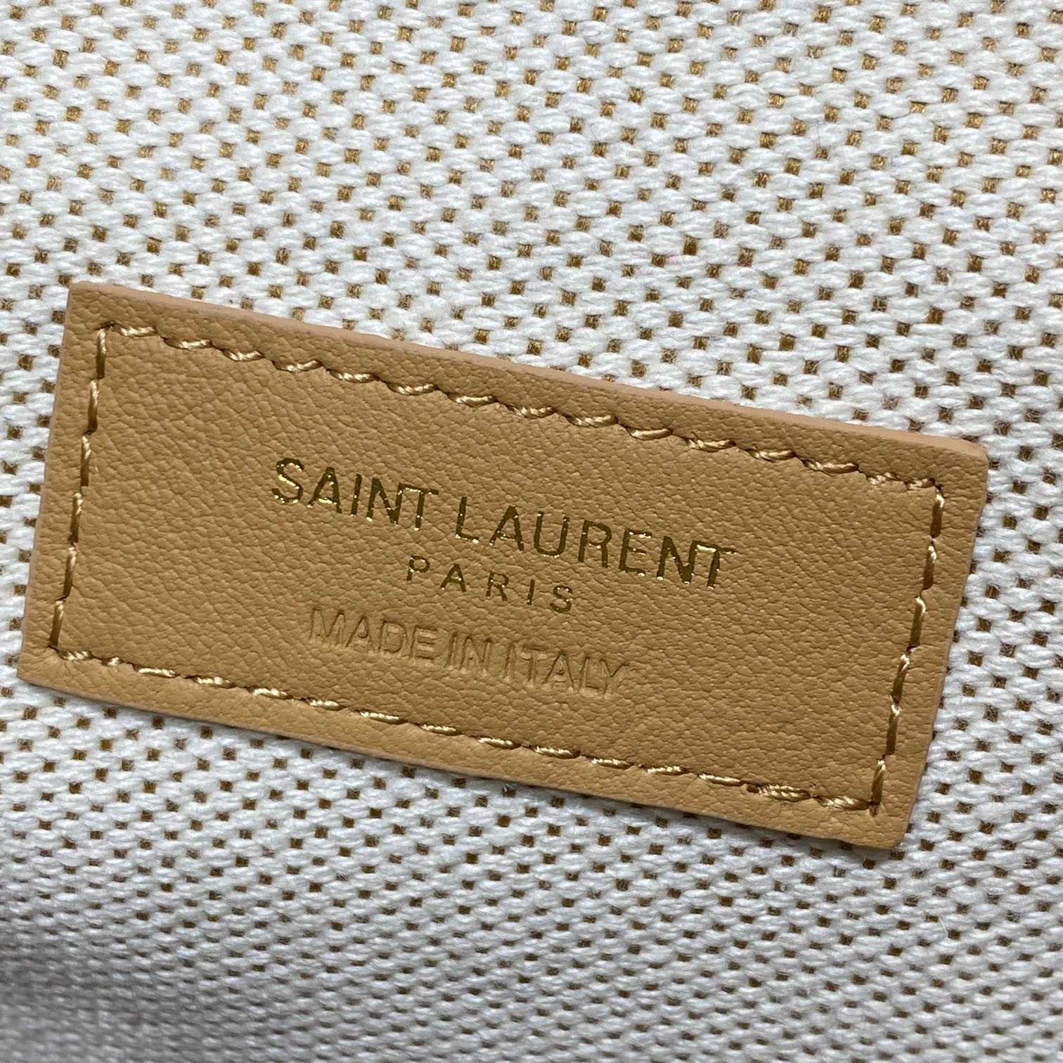 Saint Laurent LE 5 À 7 Small Supple In Canvas And Smooth Leather - PerfectKickZ