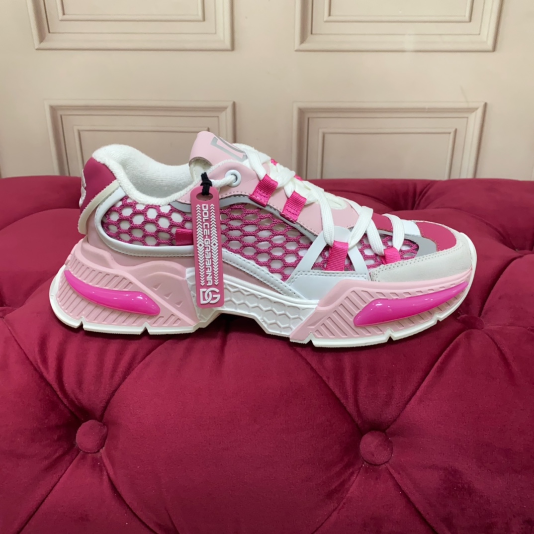 Dolce & Gabbana Mixed-material Airmaster Sneakers - PerfectKickZ
