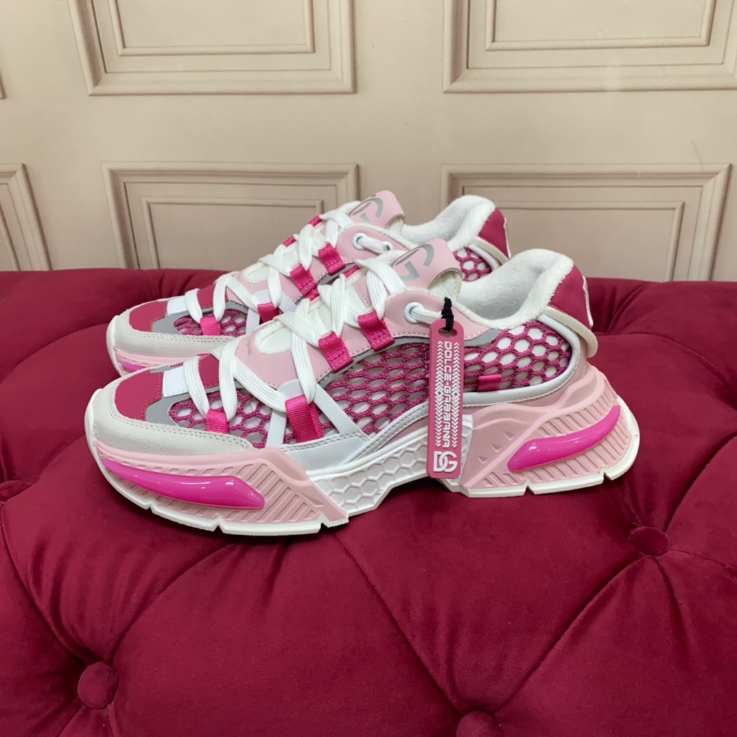 Dolce & Gabbana Mixed-material Airmaster Sneakers - PerfectKickZ