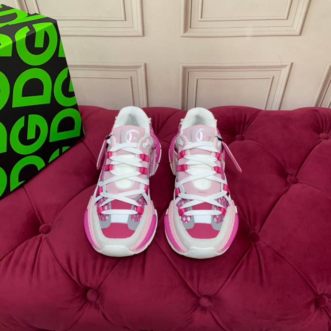 Dolce & Gabbana Mixed-material Airmaster Sneakers - PerfectKickZ