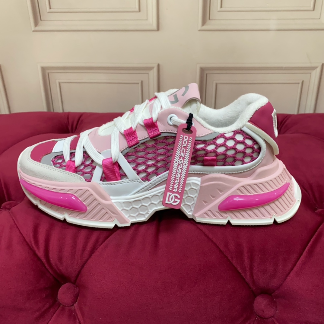 Dolce & Gabbana Mixed-material Airmaster Sneakers - PerfectKickZ