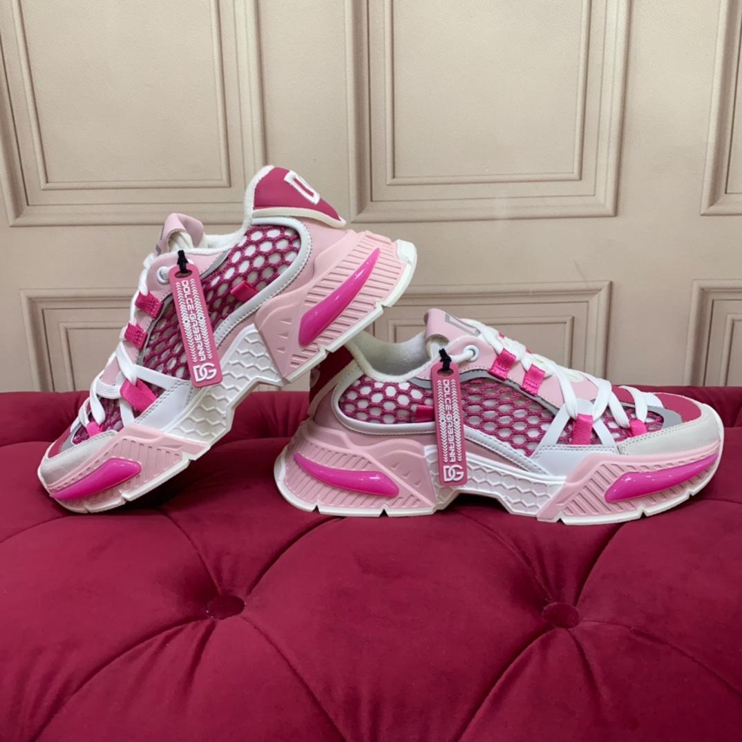 Dolce & Gabbana Mixed-material Airmaster Sneakers - PerfectKickZ