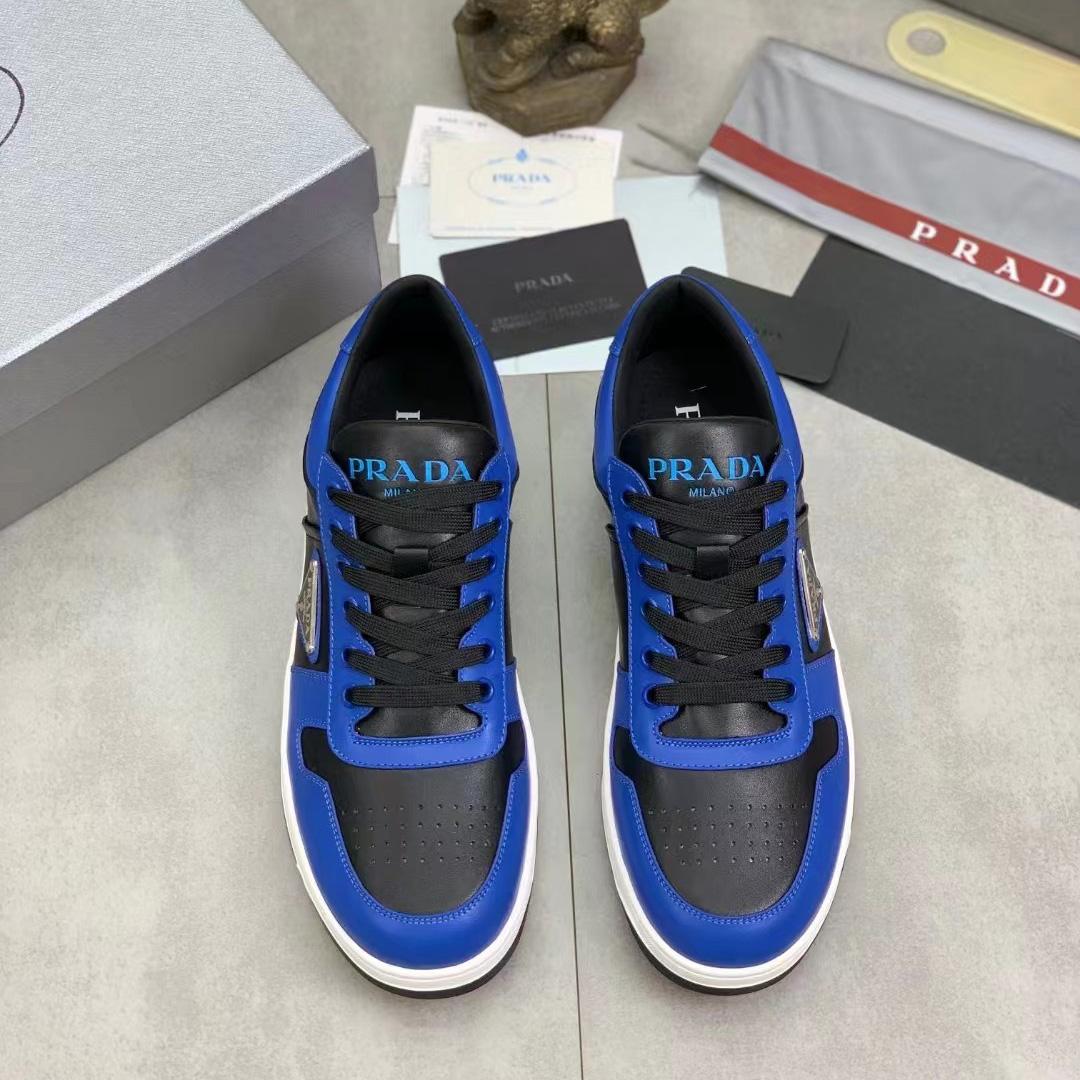 Prada Downtown Leather Sneakers - PerfectKickZ
