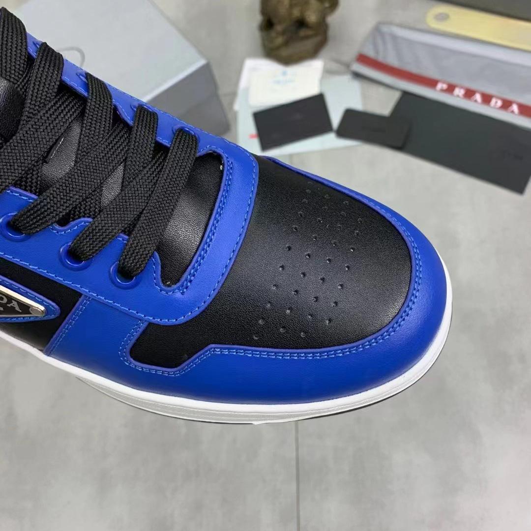 Prada Downtown Leather Sneakers - PerfectKickZ