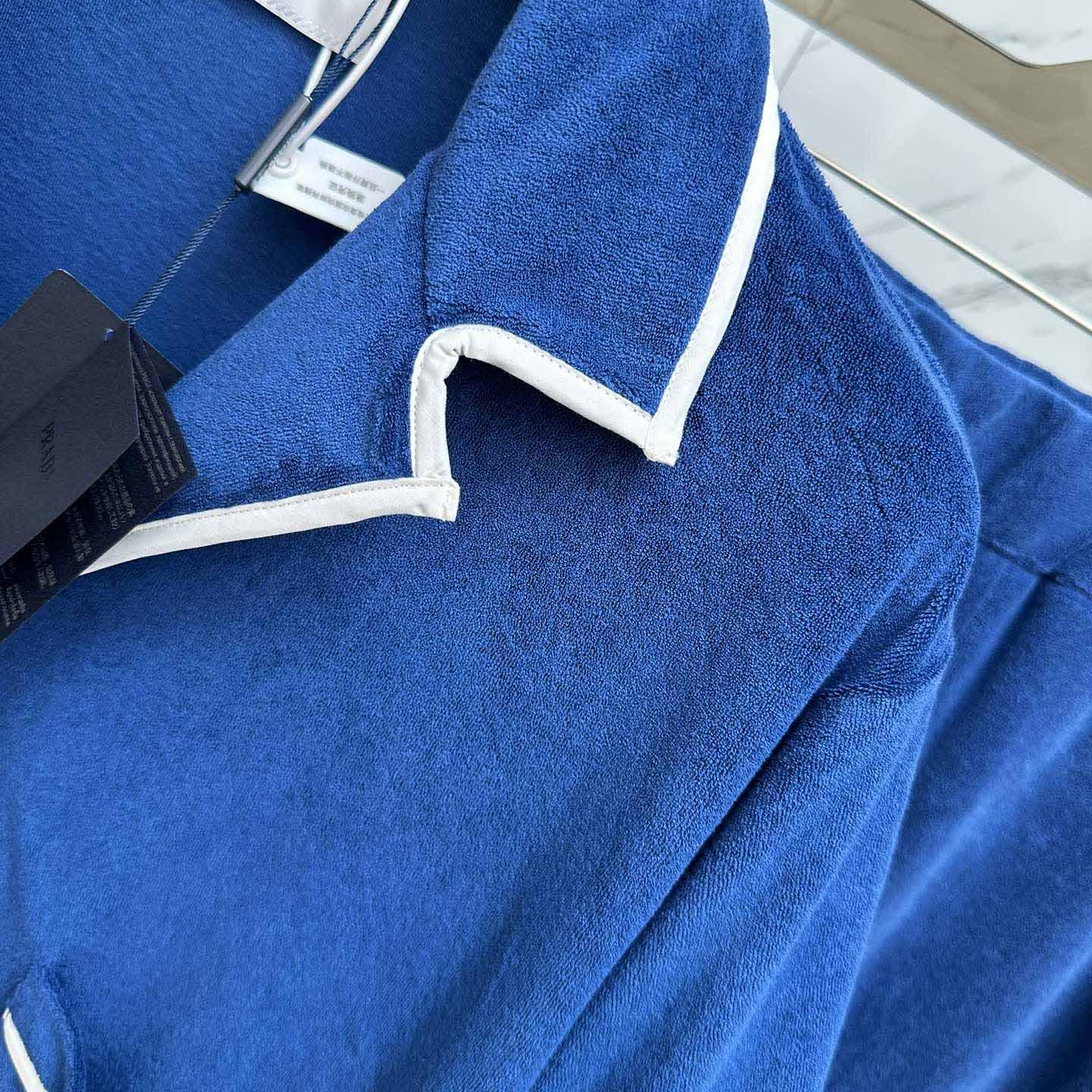 Prada Cotton Bowling Shirt & Shorts - PerfectKickZ