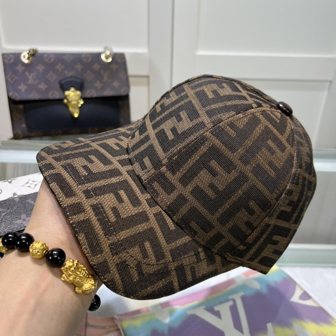 Fendi FF  Logo Baseball Cap - PerfectKickZ