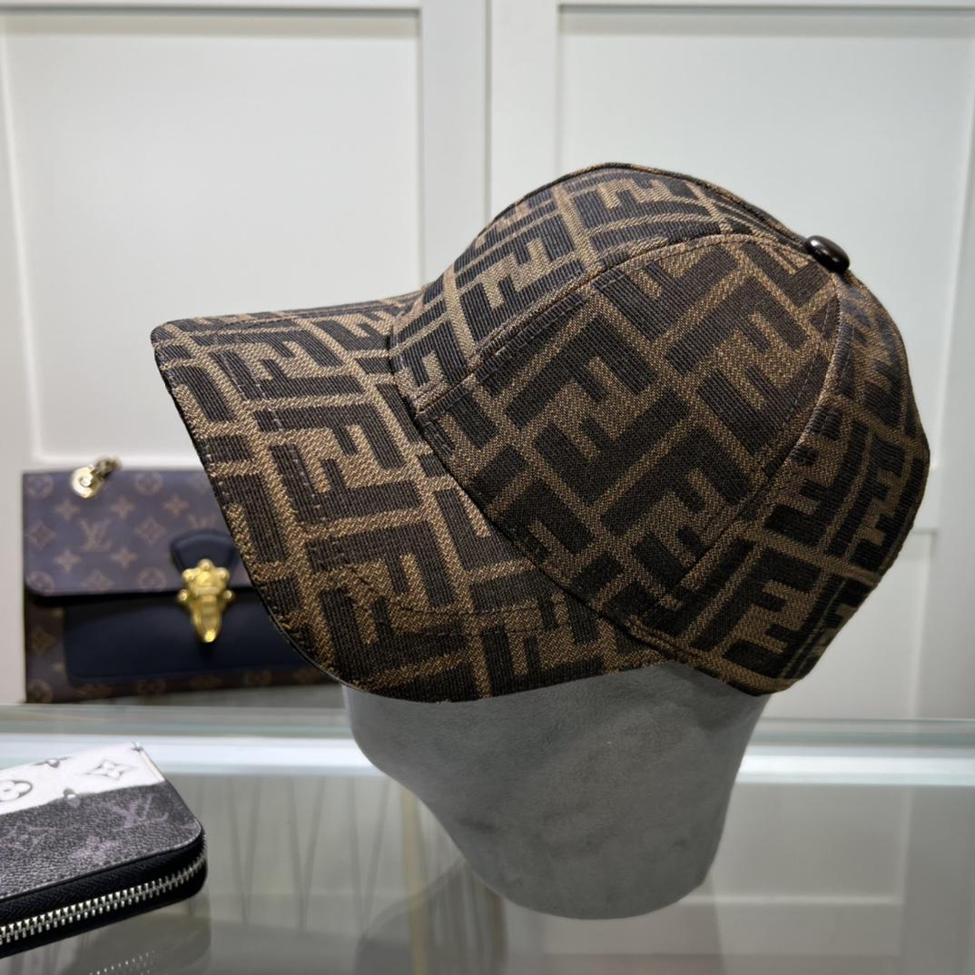 Fendi FF  Logo Baseball Cap - PerfectKickZ